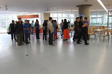 各地中小學領導參觀育才中學健力源餐廳