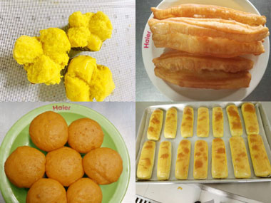 根據(jù)視頻學習餐廳制作的面點花樣 根據(jù)視頻學習餐廳制作的面點花樣