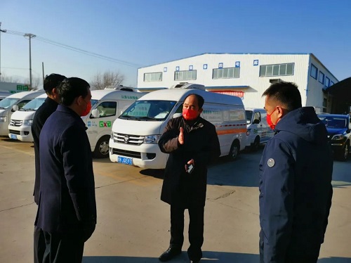 臘月二十七 薦世新董事長(zhǎng)前往房山物流基地和員工宿舍走訪慰問