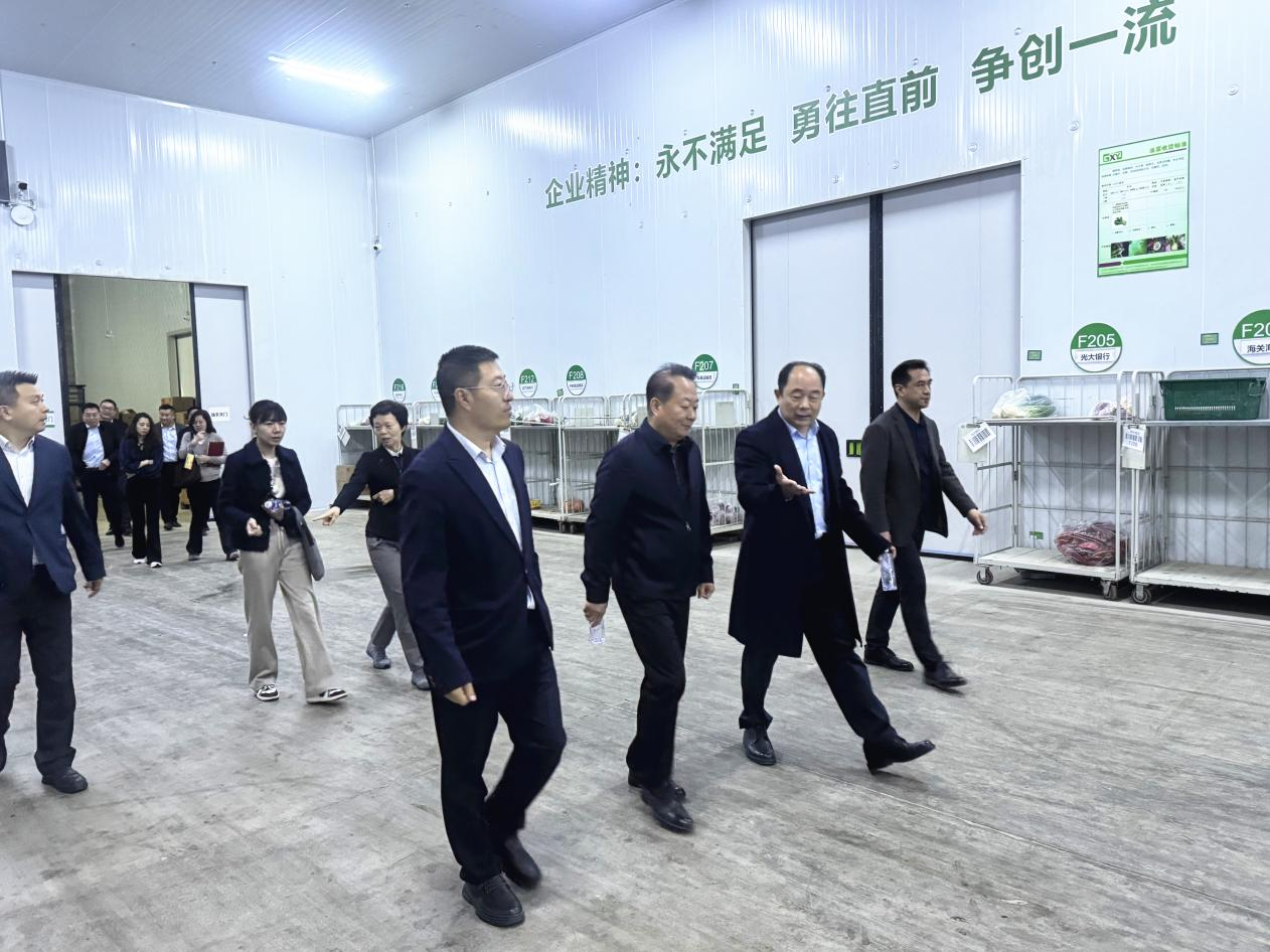 國家金融監(jiān)督管理總局領(lǐng)導(dǎo)調(diào)研健力源北京供應(yīng)鏈基地