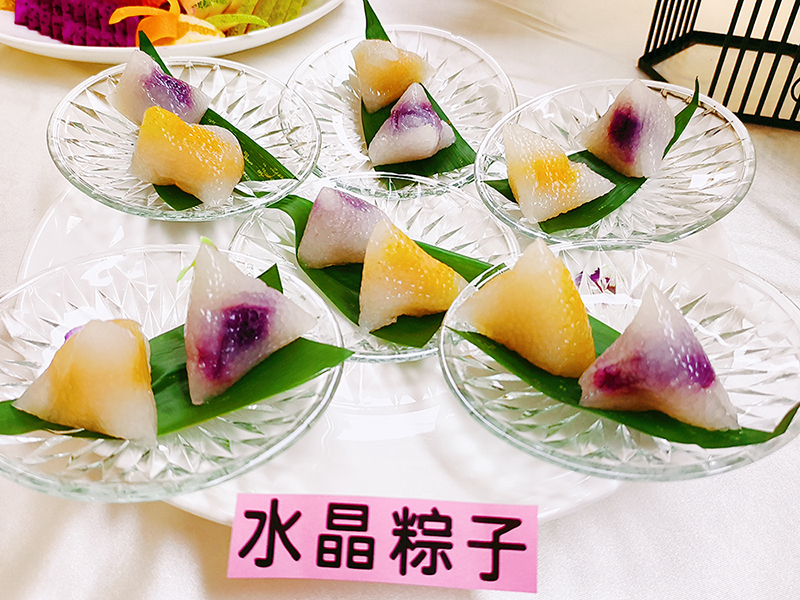 1北京信托餐廳 別致的水晶粽子.jpg